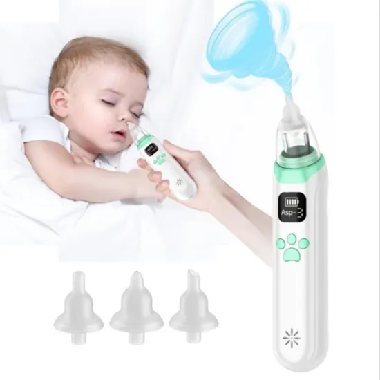 Home Use Electric Adjustable Suction Children Nose Cleaner with 3