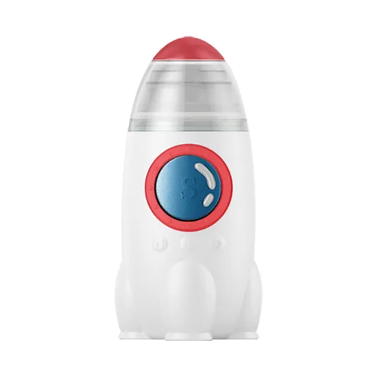 2022 Amazon Hot Selling Rocket Design 3 Gears High Suction Safety Electric Baby Nasal Aspirator