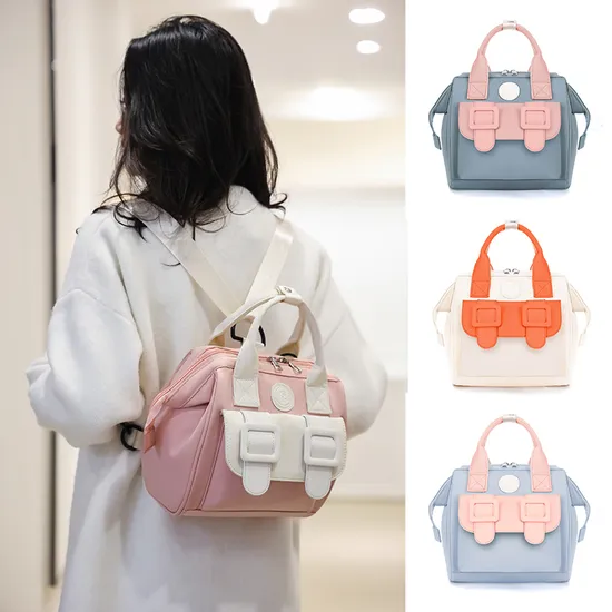 Mochila para mamãe de alta quantidade, bolsa grande, capacidade, multifuncional, bolsa para bebê, à prova d'água, bolsa para mãe e bebê