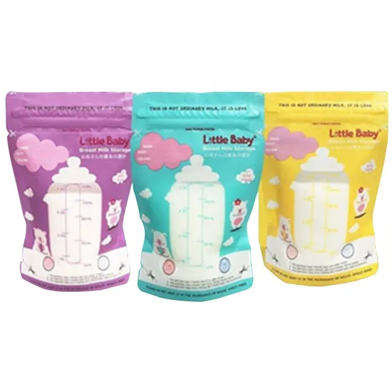 Saco térmico personalizado para armazenamento de leite materno, 200 ml, sem BPA, 30 unidades por caixa