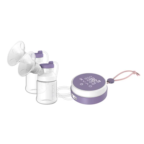 Bombas de leite elétricas portáteis com logotipo personalizado, mãos livres, coletor de leite materno sem BPA