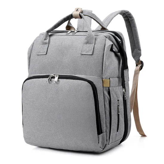 Mochila dobrável funcional e personalizada para fraldas de bebê à prova d'água