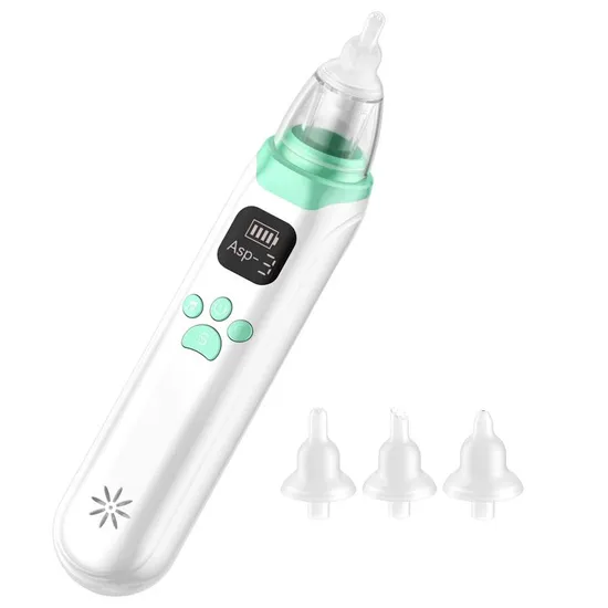 Ferramenta de segurança de fábrica de Shenzhen, aspirador nasal elétrico ajustável com sucção para bebês e música