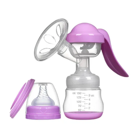 Bomba tira-leite manual de silicone portátil sem fio de alta qualidade para produtos para bebês