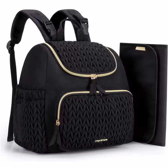 Bolsa de fraldas para bebê por atacado, mochila pequena para fraldas de bebê, mochila estilosa de viagem, mini mochila de maternidade, bolsa de mamãe para mulheres, mochila casual